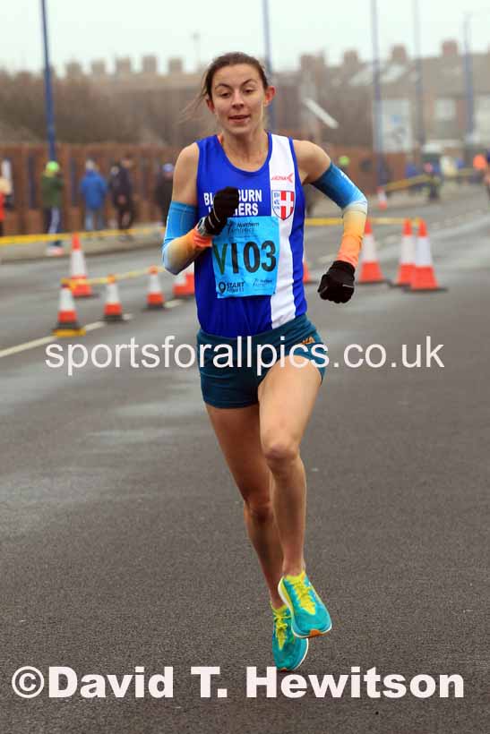 Senior womens 6 Stage 2023 Northern Mens 12 stage and Womens 6 Stage Relays and Young Athletes, Redcar. Photo: David T. Hewitson/Sports for All Pics